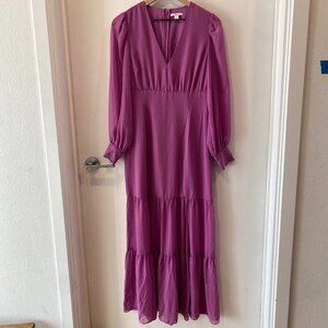 🩷 Bar III Pink Angelonia Tiered Maxi Dress | NWT | Size S